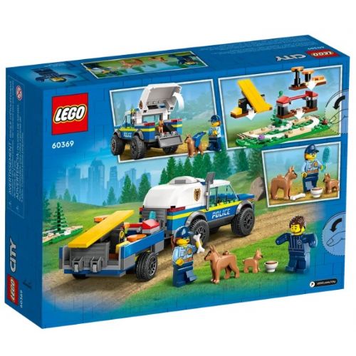 Kocke Lego® City: Pasje usposabljanje pri mobilni policiji (60369)