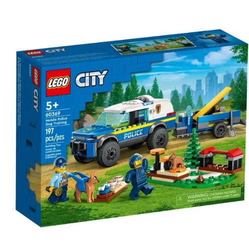 Kocke Lego® City: Pasje usposabljanje pri mobilni policiji (60369)