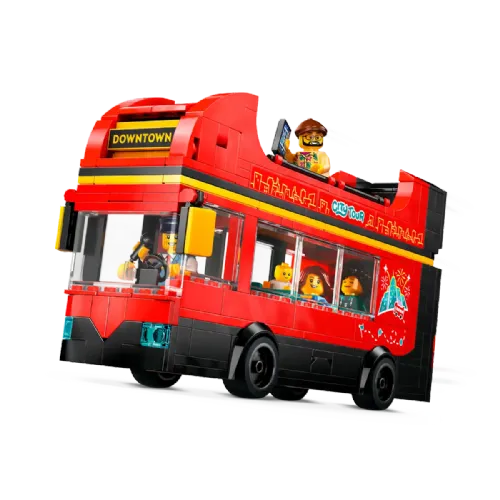 Kocke Lego City: Rdeči dvonadstropni turistični avtobus (60407)