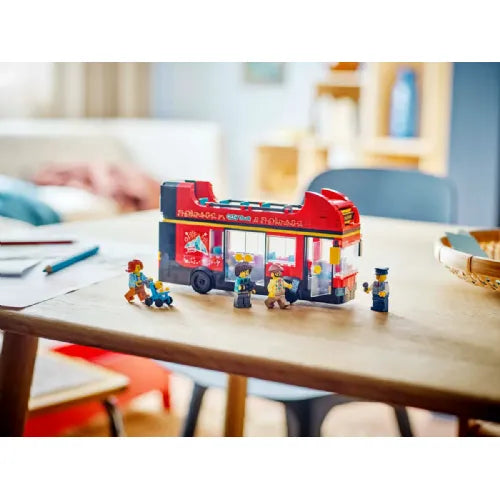 Kocke Lego City: Rdeči dvonadstropni turistični avtobus (60407)