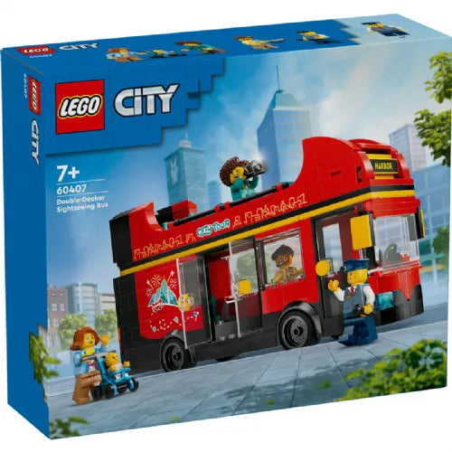 Kocke Lego City: Rdeči dvonadstropni turistični avtobus (60407)