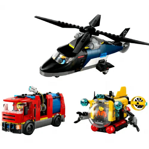 Kocke Lego City: Remiks helikopter, gasilsko vozilo in podmornica (60462)