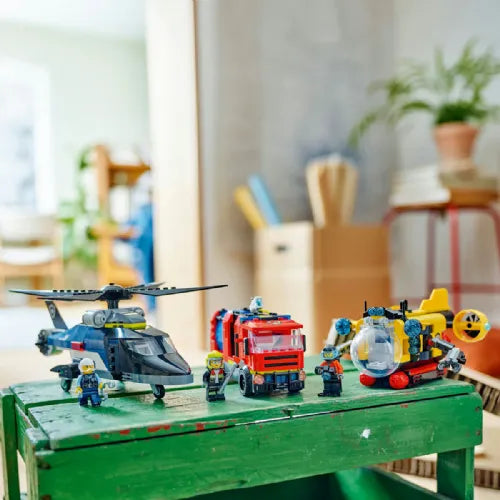 Kocke Lego City: Remiks helikopter, gasilsko vozilo in podmornica (60462)