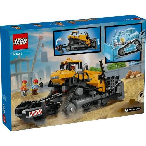 Kocke Lego City: Rumen buldožer s čelnim nakladalnikom (60466)