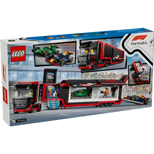 Lego City: F1® kamion s trkaćim automobilima F1® RB20 i AMR24 (60445)