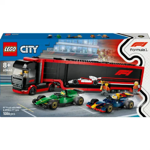 Lego City: F1® kamion s trkaćim automobilima F1® RB20 i AMR24 (60445)