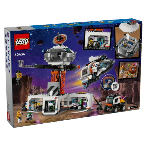 Kocke Lego® City: Vesoljska postaja in izstrelitvena ploščad za rakete (60434)