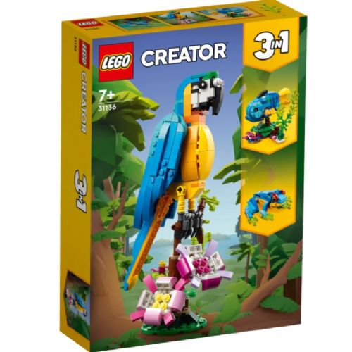 Kocke Lego® Creator 3in1: Eksotični papagaj (31136)
