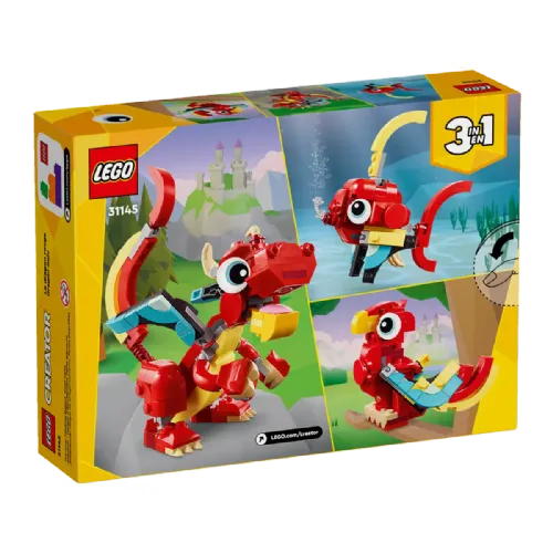 Kocke Lego® Creator 3u1 Red Dragon (31145)