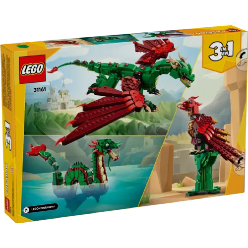 Kocke Lego Creator: Srednjeveški zmaj (31161)