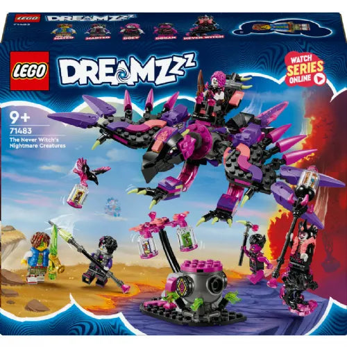 Kocke Lego® DREAMZzz™: Nikoli-čarovničina môrasta bitja (71483)