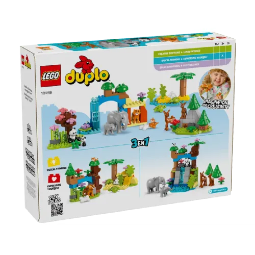 Kocke Lego Duplo: Družine divjih živali 3 v 1 (10446)