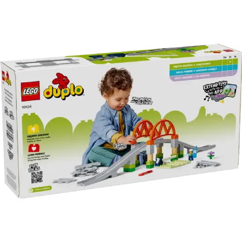 Kocke Lego: Duplo – Razširitveni komplet železniški most in tiri (10426)