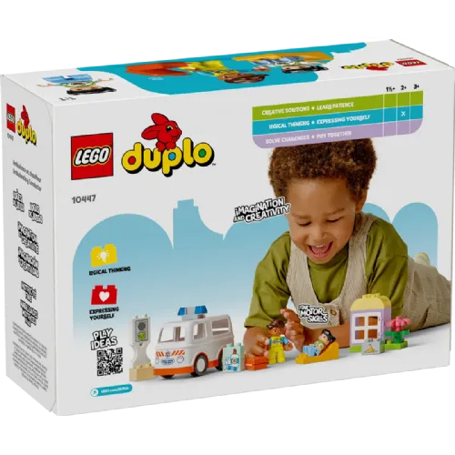 Kocke Lego Duplo: Rešilni avto in voznik (10447)