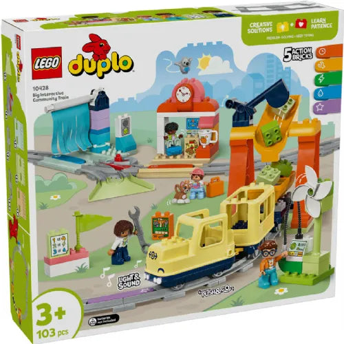 Kocke Lego Duplo: Velik interaktiven skupni vlak (10428)
