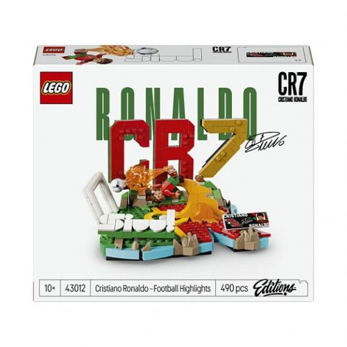 Kocke Lego Editions: Cristiano Ronaldo, 490 kos, od 10. let (43012)