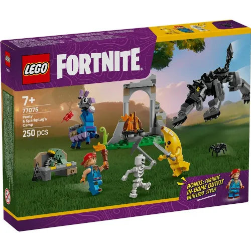 Kocke Lego Fortnite: Šalijev tabor in umetnik vžigalnih svečk (77075)