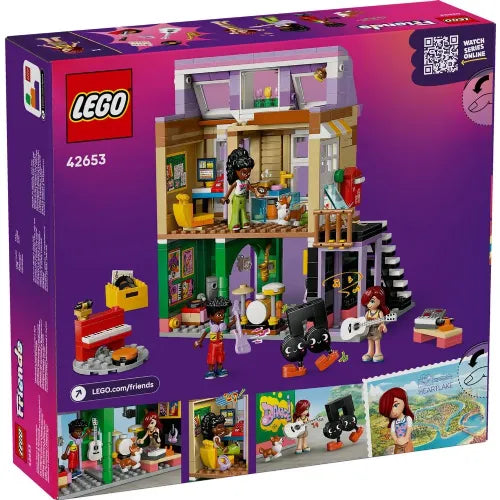 Kocke Lego Friends: Glasbena trgovina in stanovanje (42653)