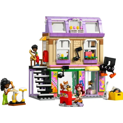 Kocke Lego Friends: Glasbena trgovina in stanovanje (42653)