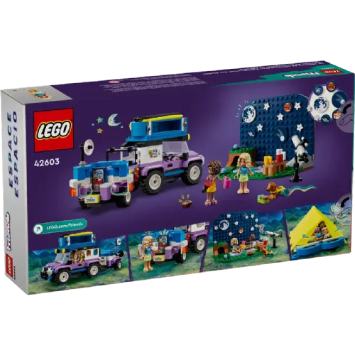 Bricks Lego® Friends kamper za promatranje zvijezda (42603)