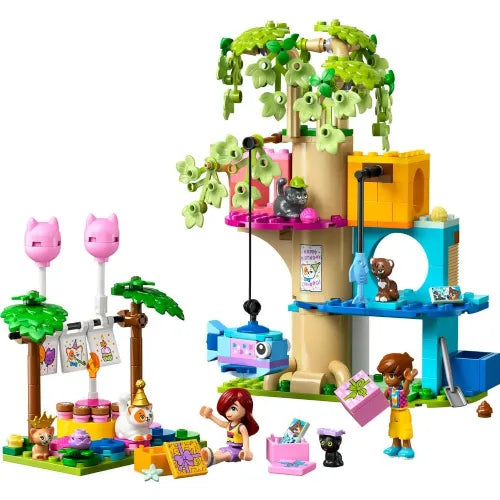 Kocke Lego Friends Mačja rojstnodnevna zabava in hišica na drevesu (42666)