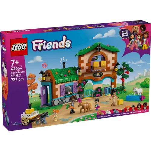 Kocke Lego Friends: Ranč in hlev s poniji (42654)