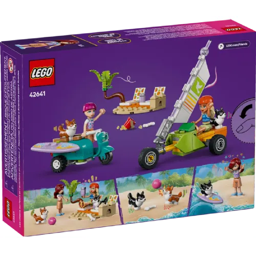 Kocke Lego Friends: Pustolovščina s surferskimi psički in skuterjem (42641)