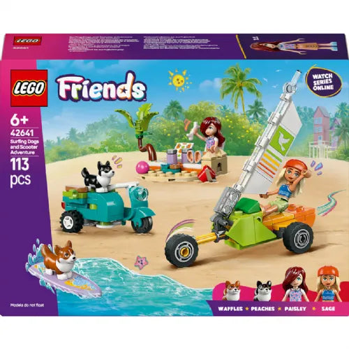 Kocke Lego Friends: Pustolovščina s surferskimi psički in skuterjem (42641)