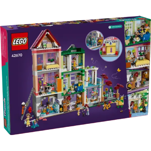 Kocke Lego Friends: Stanovanja in trgovine v Heartlake Cityju (42670)