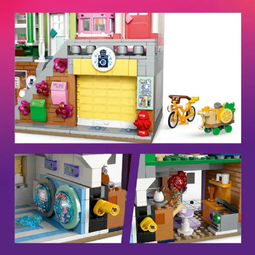 Kocke Lego Friends: Stanovanja in trgovine v Heartlake Cityju (42670)