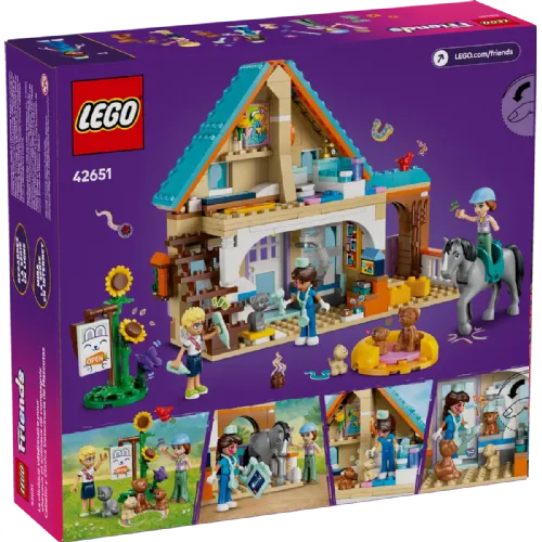 Kocke Lego Friends: Veterinarska klinika za konje in hišne ljubljenčke (42651)