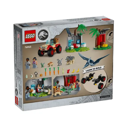 Kocke Lego® Jurassic World Reševalno središče za dinozavrske mladiče (76963)