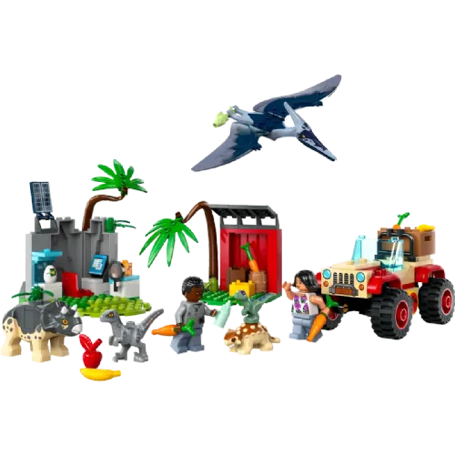 Kocke Lego® Jurassic World Reševalno središče za dinozavrske mladiče (76963)
