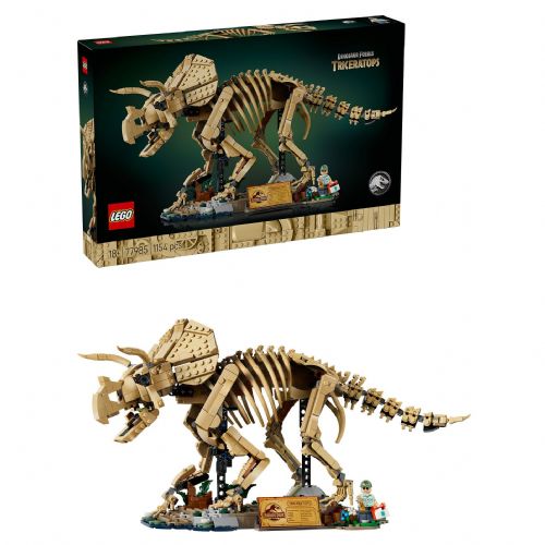 Kocke Lego Jurrasic World: Fosili dinozavrov iz Jurskega sveta, 1154 kos, od 18. let (77985)