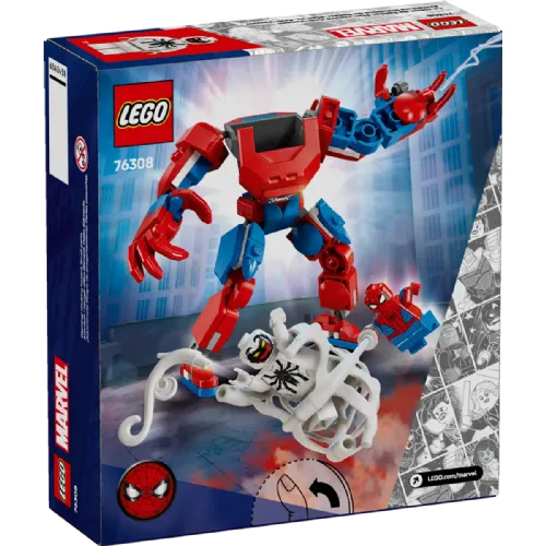 Kocke Lego Marvel Super Heroes: Robotski oklep Spider-Man proti Anti-Venomu (76308)