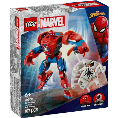 Kocke Lego Marvel Super Heroes: Robotski oklep Spider-Man proti Anti-Venomu (76308)