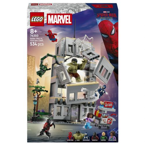 Kocke Lego Marvel Super Heroes: Spider Man proti Hulku, 534 kos, od 8. let (76350)