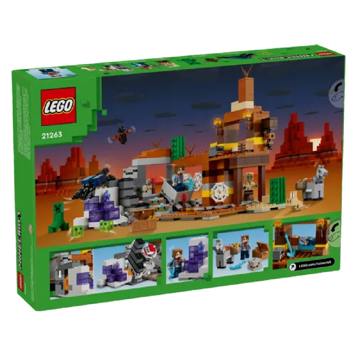 Kocke Lego Minecraft: Rudniški jašek v Badlandu (21263)