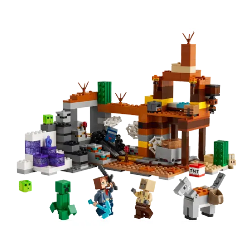Kocke Lego Minecraft: Rudniški jašek v Badlandu (21263)