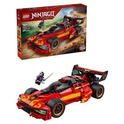 Kocke Lego Ninjago: 15. obletnica superšportnega avtomobila X-1 Ninja, 691 kos, od 14. let (71867)
