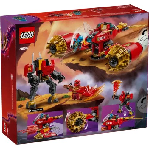 Kocke Lego Ninjago: Kaijevo nevihtno robotsko vozilo (71830)