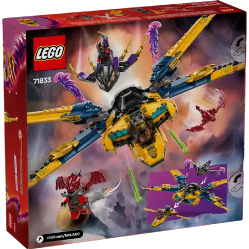 Kocke Lego Ninjago: Rasov in Arinov super nevihtni reaktivec (71833)