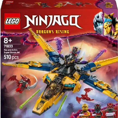 Kocke Lego Ninjago: Rasov in Arinov super nevihtni reaktivec (71833)