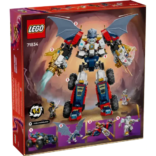 Kocke Lego Ninjago: Zanov ultra kombinirani robotski oklep (71834) 5100076654
