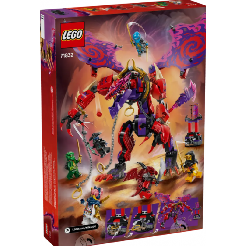Kocke Lego Ninjago: Zmaj kaosa Thunderfang (71832)
