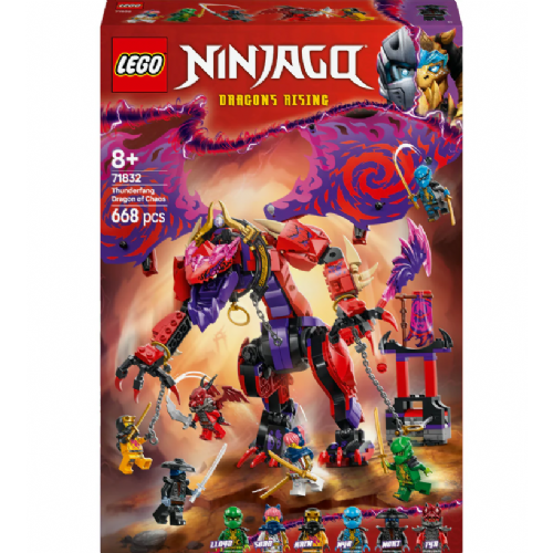 Kocke Lego Ninjago: Zmaj kaosa Thunderfang (71832)