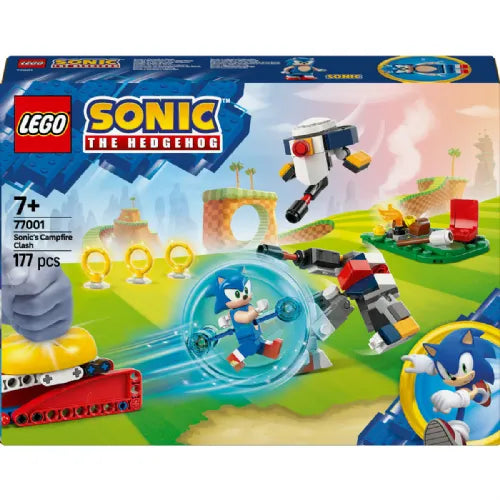 Kocke Lego Sonic: Sonic se spopade ob tabornem ognju (77001)