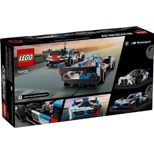 Lego® Speed Champions trkaći automobili BMW M4 GT3 i BMW M Hybrid V8 (76922)