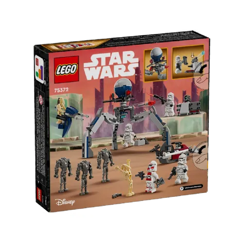 Kocke Lego® Star Wars™ Bojni paket Klonski bojevnik™ in Bojni droid™ (75372) 1100012603