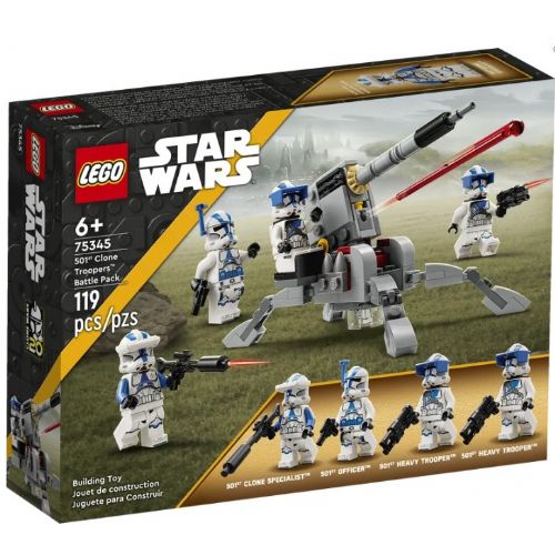 Kocke Lego® Star Wars™: Bojni paket klonskih bojevnikov 501. enote™ (75345)